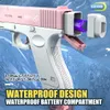 Glock Electric Water Gun Automatic Burst Summer Beach Wasser Spritzer Urlaub Wasserkampf Spielzeug 240416