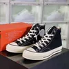 Designer Shoes Shoes Commes des Garcons 1970S Chuck Tayors All Star Men Women Plataforma Casual Triplo Triple Black White Treinadores