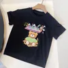 Garçons Summer 2023 New Enfants Letter Pure Cotton Girl T-shirt à manches courtes Édition coréenne Handsome Top pour les petits et moyennes enfants de taille moyenne