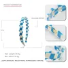 Clips de cheveux Ins Fashion Acetate Band for Women Girls Accessory Ornement Bijoux Bigners Bureau Bureau de bureau