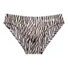 Underpants Uomini Bulge che migliora la biancheria intima elegante maschile in 3D convessa leopardo zebra zebra slip di seta di ghiaccio bassi con comfort