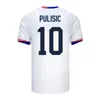 2024 USA Soccer Jerseys Copa America Woman Kids Kit 24 25 Player Version Football Shirts PULISIC SMITH MORGAN BALOGUN MUSAH McKENNIE ADAMS MEN