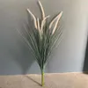 Fiori decorativi 7 teste finte canna bouquet di cipolla di seta grande albero artificiale artificiale fiore di plastica di plastica piante autunnali per feste a casa