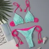 Swimwear New Sexy Bikini's Femme's Split Color Couleur