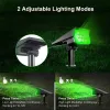 Dekoracje Tsun Regulowane światło słoneczne światło ogrodowe IP65 Solar Power Zielone światło na podwórko Drześ drzewa Solar Light Outdoor