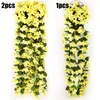 장식용 꽃 내구성 실용적인 꽃 포도 나무 가짜 화환 공장 1 PC 85 cm 인공 선물 홈 정원 장식 실크