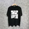 schwarze lila Shorts Tee Herren Frauen Designer T-Shirts Kurz Sommer Mode gedrucktes Shirt Casual Brand Brief Hochqualitäts-Designer T-Shirt Hip Hop Streetwear T-Shirts