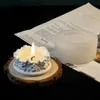Świece aromaterapia świeca silikonowa forma 3D brzoskwiniowa kształt kwiatowy mydlanina silikonowa forma DIY świeca forma