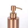 Ställ Leeseph Hands tvål dispenser rostfritt stål metallpump Handlotionflaskdispensers för badrum, sovrum och kök