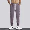 Mens Cargo Pants Track Street Bottoms Winter Fitness Gym Training Running Training Ademende zachte mannelijke zweetbroek 240412