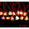 Noel dekorasyonları yıl aydınlatma kolye dekorasyon bilezikleri Led Çocuklar İçin Hediye Oyuncakları Kızlar Kızlar 20226817022 Damla Teslimat Ho DHCDW