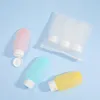Bouteilles de rangement 3pcs Cosmetics en plastique sous-bouteille portable de la peau de soins de soins de soins de soin mini-récipient vide sous-bouteille