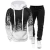 Heren Hoodies Sweatshirts Heren Set Hoodie Sets Men Tracksuit Sportswear Hoodies of zweten herfst Winter Warm kleding Pullover Sweatshirts D240429