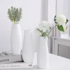 Вазы белый керамический цветочный ваза отлично подходит для домашнего декора кухонная офис или столик в гостиной цветы скандинавские украшения