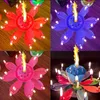 Bougies Flower Candle LED festive fleurie fleuris