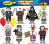 Giocattoli da costruzione per bambini dei cartoni animati Halloween Billy Horror Movie Block Man Children Gifts