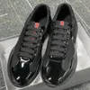 2024 America Cup XL Low Top Sneakers Buty Sports Buty mężczyźni Kobiety gumowy podeszwy materiał skórzany Trener z rozmiarem pudełka 36-47 NO53