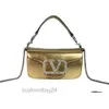 Cross 2024 Bag Bags Underarm Vlogoo Locoo Valentyno Portable Designer Event Purse Leather Crystal Letter Chain Square Small Versatile Shoulder 09Q8