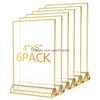 Frames 6PCS HEPER SIGNE ACRYLI