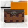 Luksusowy projektant portfel damskie męskie menu oryginalne skórzane portfel karty kredytowej Neo karty uchwyt wielobarwne wysokiej jakości pieniądze Klucz Klucz M60166 z pudełkiem