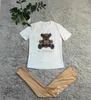 Frauen Tracksuits Luxury Brand Tracksuits T-Shirts Hosen 2 Stück Set Designer Freizeitsportanzug