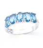 LuckyShine New Arrival Full New Oval Sky Blue Topaz Gemstone 925 Sterling Silver Plated For Women Charm Gift Party Rings Jewelry R6655804
