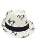 Chapeaux à bord large chapeau seau chapeau homme petit bêtise maton de jazz chapeau d'été woven sun shadow noix de coco imprimé plage de plage du soleil j240429