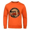 Herrtröjor tröjor San Francisco Kalifornien Vintage School Bus Sweatshirt Man Big Size Hooded Casual Autumn Fur-Liner Hoodies Fashion S-XXL TOPS D240429