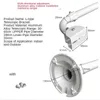 Sorveglianza Telescopica Telescopica Telescopica Alluminio Alluminio per pistola per pistola Camerazione della telecamera a forma di L a forma di L 30-60 cm esterno