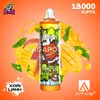 ATVS 12000 13000 Puffs одноразовые электронные сигареты 12K 13K Puff Bar 5% Никотин Vape Pen 12 вкуса Vapes 15 мл Предварительно заполненный капсул Vaper с RGB Light