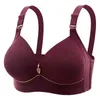 Bras Mom Brassiere без кольца STL, дышащий кольцо, собранное женское нижнее белье Несмагнитное тонкое чашка глянцевая ожирение, женские женские жены, бюстгальтер Y240426