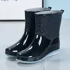 2024 Botas de lluvia para mujeres zapatos de lluvia impermeables