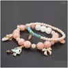 Braccialetti di Charm Bracciale Crystal Bracciale Crystal Womens Set a 2 pezzi Fashi