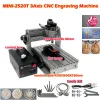 Ly Mini CNC Router Gravador 2520t 3axis Machine com eixo de 200W para pcb de madeira de moagem de couro 250x200mm