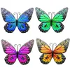 Decorations Vintage 3D Metal Butterfly Wall Art Hanging Decor Wrought Iron Wall Hanging Sculpture Garden Home Party Decoration