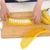 Fruit Vegetable Tools Kitchen Gadgets Plastic Banana Slicer Cutter Salad Maker Cooking Cut Chopper Drop Delivery Home Garden Dining 2024429