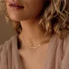 Anhänger Halsketten benutzerdefinierte Damenname Halskette Edelstahl Kubaner Kettenkette Anhänger Halskette Mode Schmuck Großhandel Direkt Versandw.