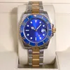 Zegarek marki męskiej zegarek 41 mm Wysokiej jakości stal nierdzewna automatyczna mechaniczna zegarek Waterproof Sapphire zegarek