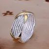 Cluster ringen groothandel prachtig voor vrouwen dame bruiloft prachtige festival geschenken zilveren kleur ring trendy sieraden