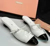 Designer -Mode -Sandalen leere Hausschuhe Qualitativ hochwertige Mode Luxusgröße Sommer