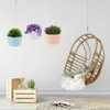 Vases 3 Sets Hanging Basket Basin Hangers For Plants Outdoor Succulent Planters Self Watering Stainless Steel Baskets Pots Indoor