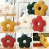 Plush Doll Creative Comfortable Touch Filled Full Good Resilience Detailed Decorative Cotton Flower Shape Cushion Car Decoration 240422