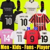 24 25 Maglia Milan Giroud Rafa Leao Pulisic 4th Soccer Jersey Kid Kit 2024 2025 Home Away 3rd Football Tirts Calcio maillot tomori theo pleasures ac reijnders