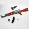 Toys de pistolet 1 3 alliage mini awm akm sniper mitraillement détachable modèle de pistolet métal 98k assemblage pistolet jouet garçons cadeaux t240428
