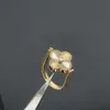 Unieke ring voor mannen en vrouwen High Hot Selling Lucky met gouden modieuze gepersonaliseerde vinger met gewone Cliek