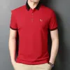Fred Polo Perry Men Men Designer футболка высшего качества роскошная мода лето с короткими рукавами мужская рубашка Polo Pure Cotton с половиной рукава.