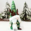 Świąteczne dekoracje nowatorskie leśne lalka jasny kolor wystroju domu pluszowa zabawka bez twarzy