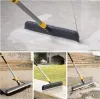 Réglez les broussailles de brosse à récurage de 15 "Brosse de brosse 2 en 1 épurateur de douche à poils rigides pour le nettoyage de la salle de bain du patio de salle de bain talle de terrasse murale