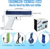 Gun Toys Electric Water Gun speelgoed Automatische Super High Capaciteit Squirt Guns tot 32 ft Bereik Strong Waterblaster voor volwassenen Kinderen T240428