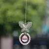 Décorations 1pcs papillon Suncatcher Crystal Prism Ball Pendule Feng Shui Pendants suspendus Rainbow Sun Catcher Window Garden Decor